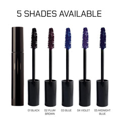 Radiant Professional Lengthening Mascara with silicone brush creates dramatic curl and lash definition.