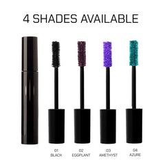 Radiant Professional Lengthening Mascara close-up shows defined lashes with extended length.