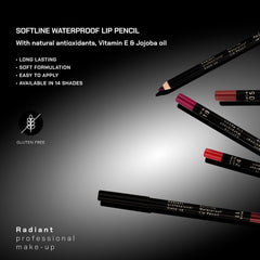Pencil tip precision for sharp edges and clean outlines.