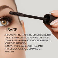 Natural finish from lightweight formula for soft, comfortable lashes