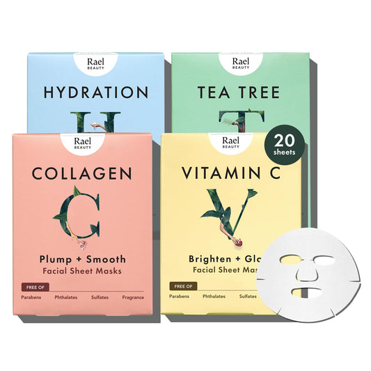 Rael hydration mask sheet ready to deliver instant moisture boost