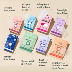 Rael patches use absorbent hydrocolloid layer to manage moisture around blemishes.