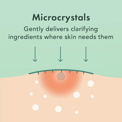Rael patch features willow bark extract to support gentle skin around blemish
