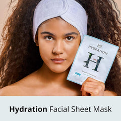 Rael rose-extract mask sheet promotes gentle hydration for all skin.