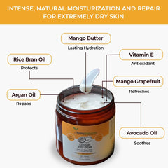 Mango grapefruit fragrance note enhances daily wellness with RaGaNaturals.