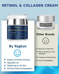 Ragkun Retinol Cream used day and night on face and neck for balanced hydration