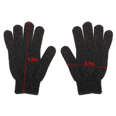 Rainmae exfoliating gloves help you refresh skin texture with each use.