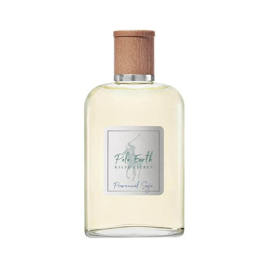 Ralph Lauren Polo Earth Provencial Sage bottle highlights fresh bergamot and sage for daytime elegance