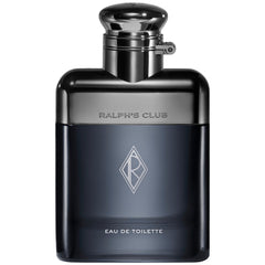 Ralph's Club bottle front shows bold woody aromatics for modern style.