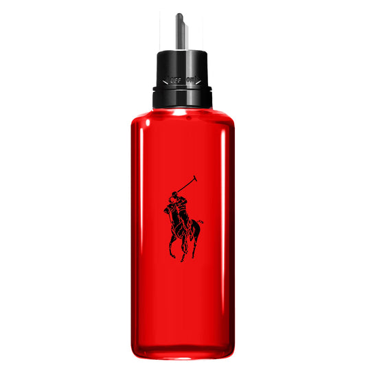 Ralph Lauren Polo Red refill bottle ready for easy replenishment and extended wear.