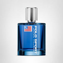 Ralph Lauren Fragrances emblem and polo motif reflecting timeless style.