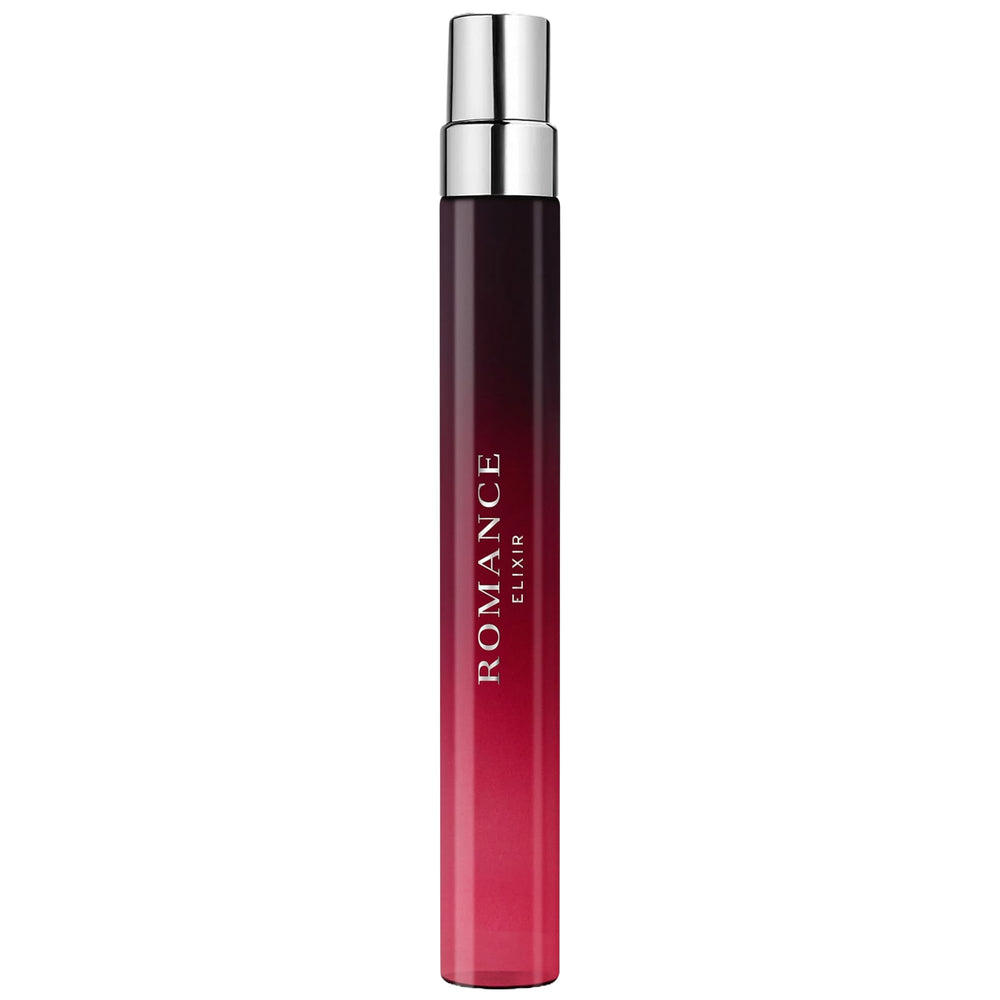 Ralph Lauren Romance Elixir bottle close-up, inviting warm, sensuous evenings.