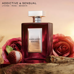 Ralph Lauren Romance Elixir travel-size bottle for on-the-go scent touch-ups.