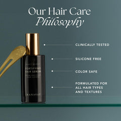 Hair glistening with sheen after applying Mighty Majesty serum