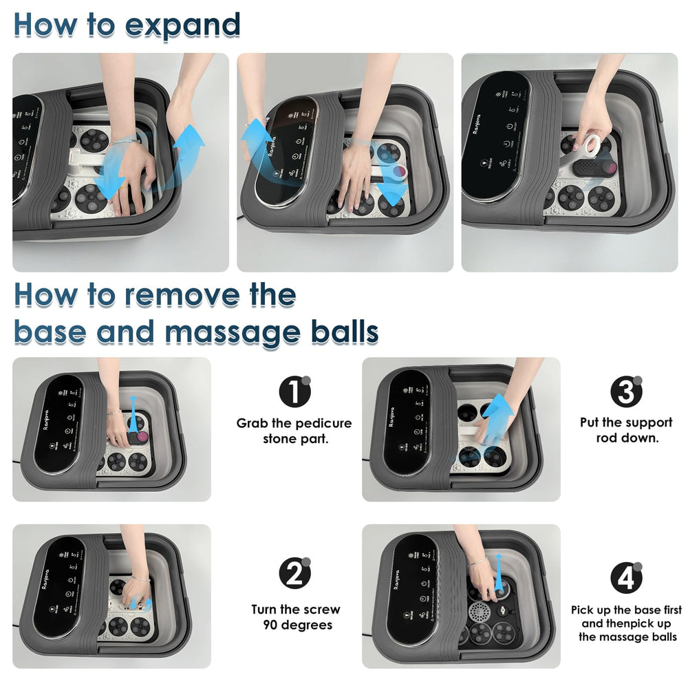 Ranjova detachable massage plate simplifies cleaning and maintenance