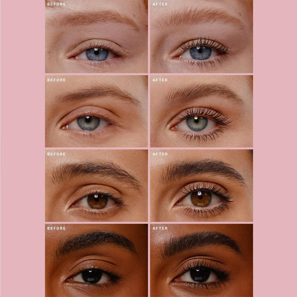 Rare Beauty brow-harmony-gel-clear defines and holds brows with ease.