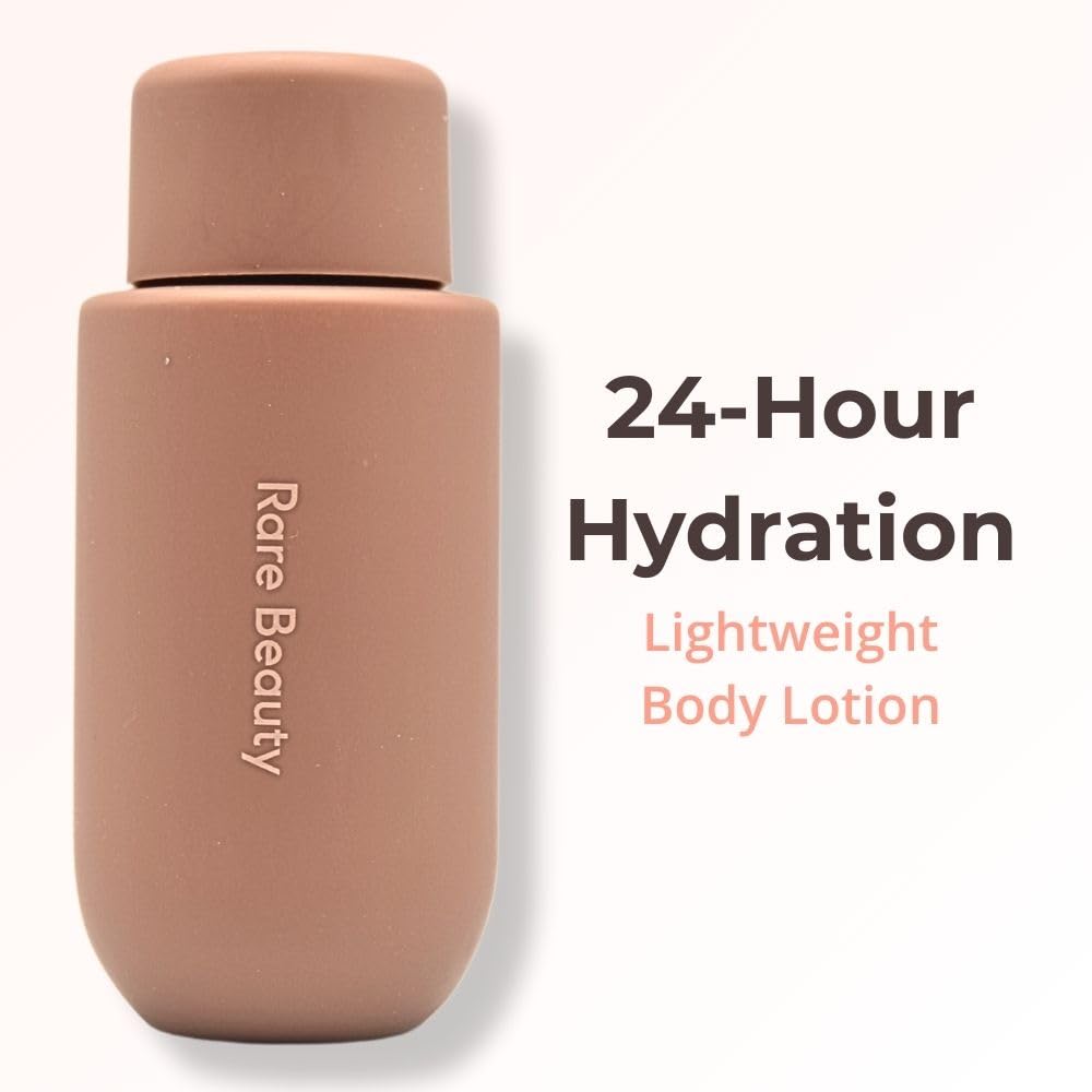 Close-up of Rare Beauty Find Comfort lotion mini texture