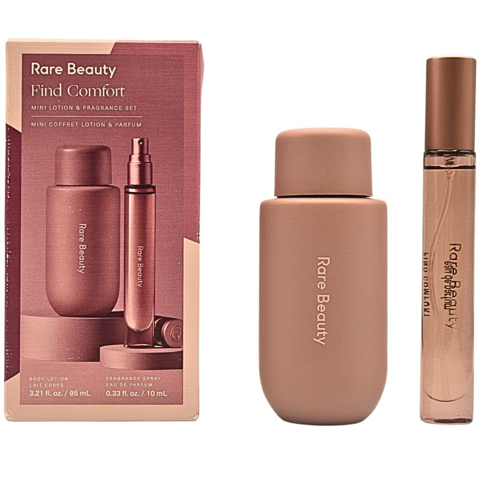 Rare Beauty Find Comfort lotion mini texture for hydration on the go