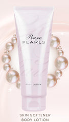 Rare Pearl hydration lotion absorbs quickly with a non-greasy finish.
