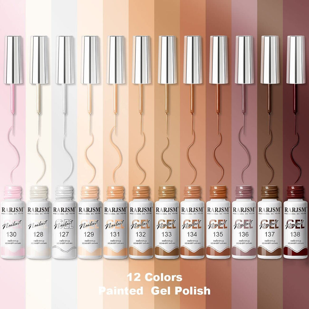 RARJSM built-in stripper brush enables quick, clean strokes without swapping brushes.