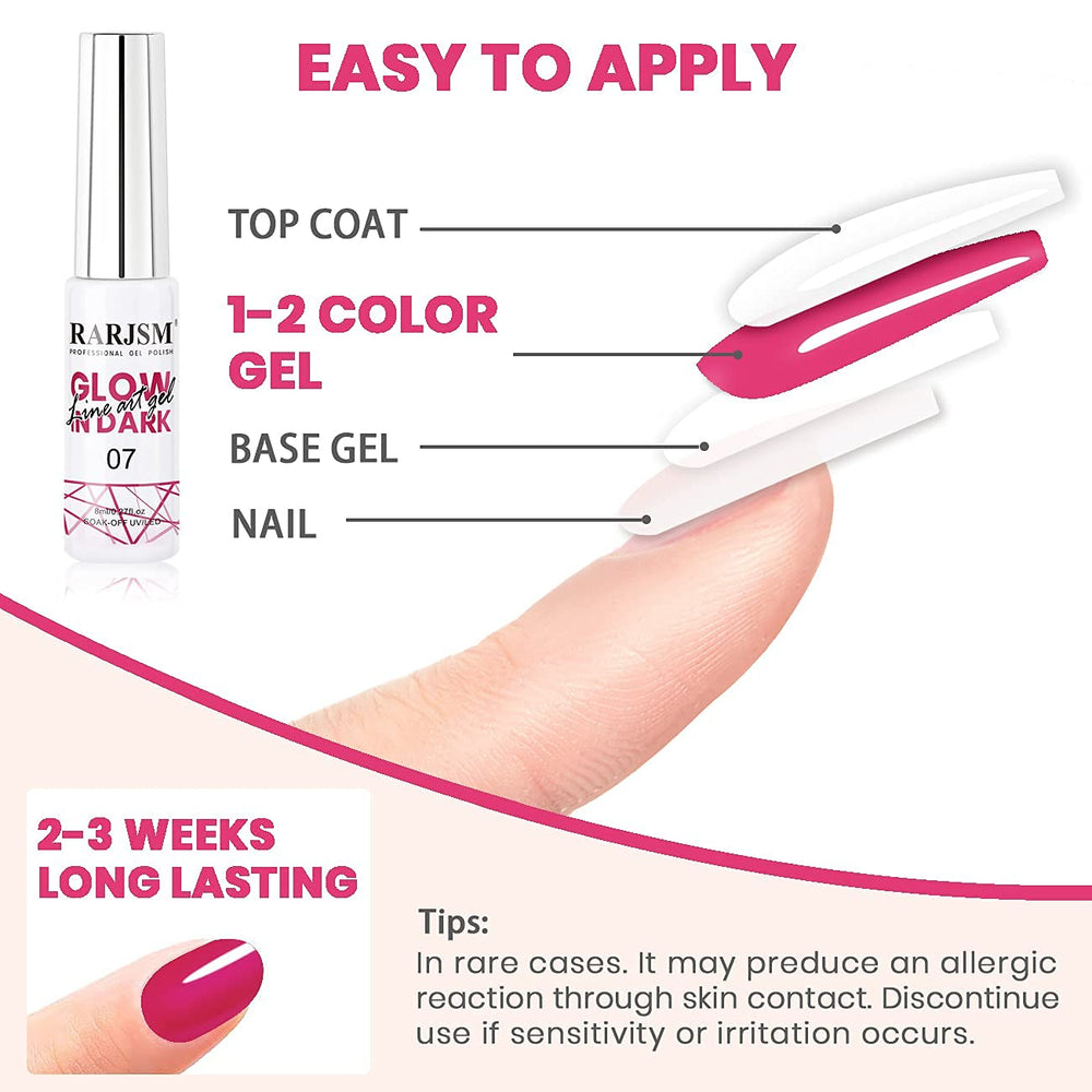 RARJSM at-home nail art kit designed for creative, quick designs.