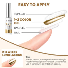 RARJSM chrome gel liner package, for easy storage and handling.