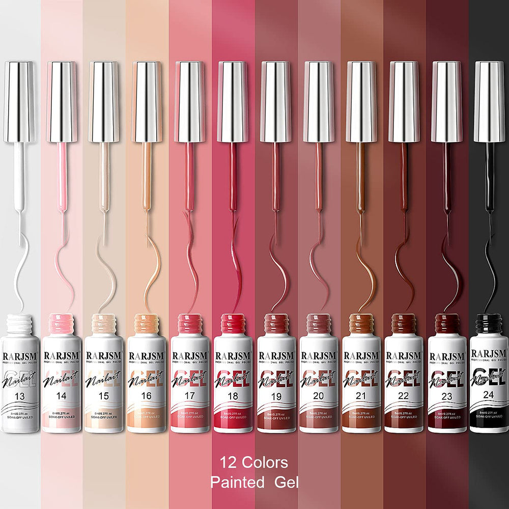 RARJSM gel liner brush detail for crisp lines at home or salon