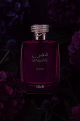 Hawas Diva on a nightstand with soft lighting, romantic ambiance.