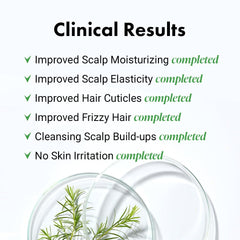 Illustration of scalp massage application using Rated Green pack