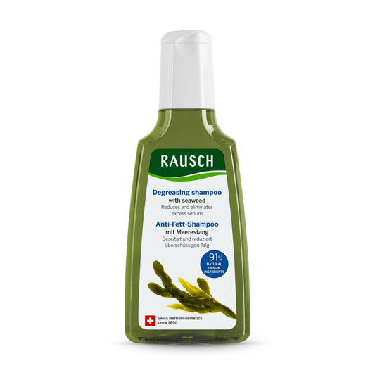 RAUSCH Seaweed Degreasing Shampoo bottle with oil-control cleansing