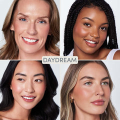 Ravie Beauty close-up of creamy-to-powder texture for a soft finish.