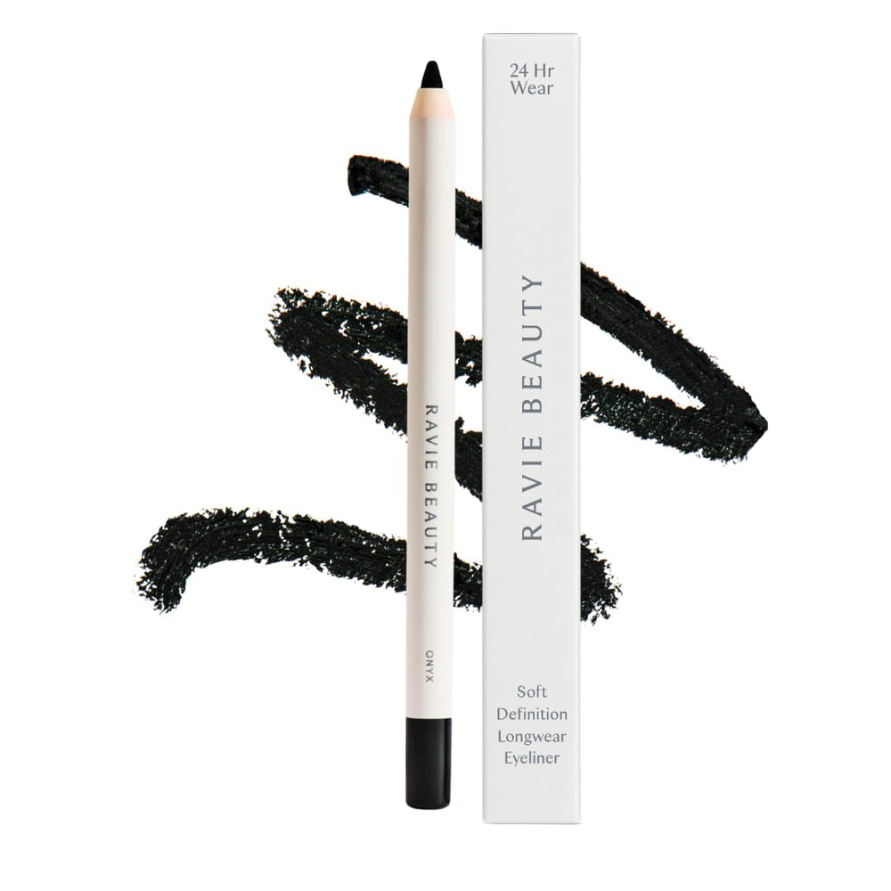 Ravie Beauty Soft Definition Longwear Eyeliner Pencil Black with a soft glide for effortless daily definition.