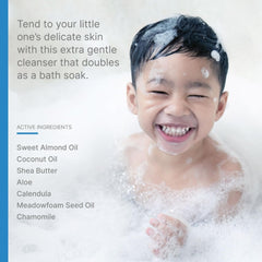 RAW SUGAR Kids 2-in-1 playful monster illustration invites kids to enjoy hygiene