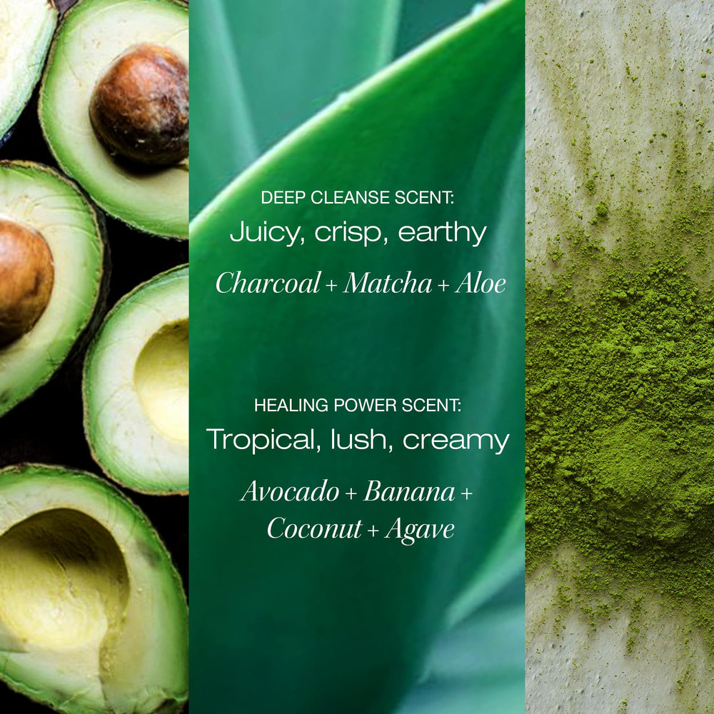 Raw Sugar Moisture Smoothie Mask tub with avocado and banana for deep hydration.