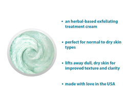Raya Bamboo Facial Scrub bamboo and jojoba beads closeup for improved texture.
