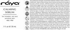 Raya Calming Serum USA-made badge reflects quality and safety