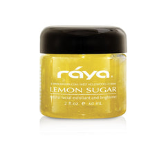 Raya Lemon Sugar Facial Scrub after-use glow suggests smoother skin texture.