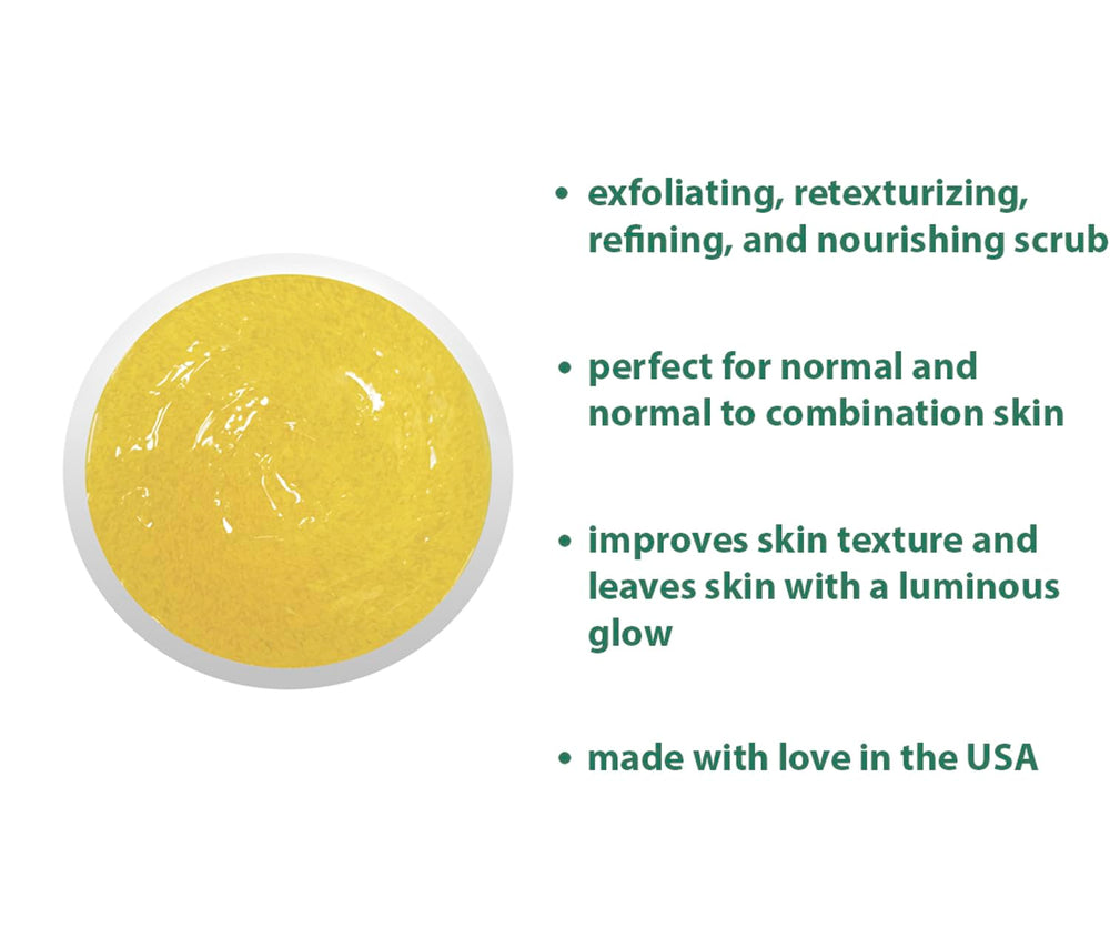 Raya Pineapple Enzyme Scrub featuring pineapple enzymes for exfoliation action