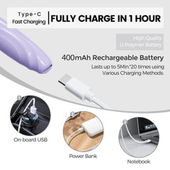 Raysino S600 rechargeable battery with clear usage indicator