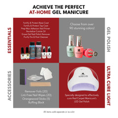 RC Red Carpet device features acetone-resistant coating for easy cleanup.