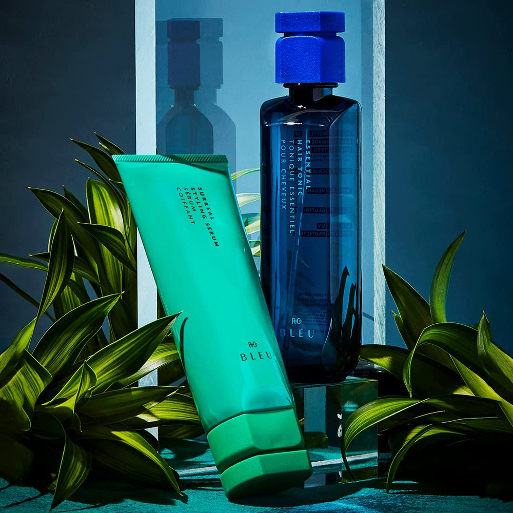 R+Co BLEU Surreal air-dry-hair supports natural, touchable styling