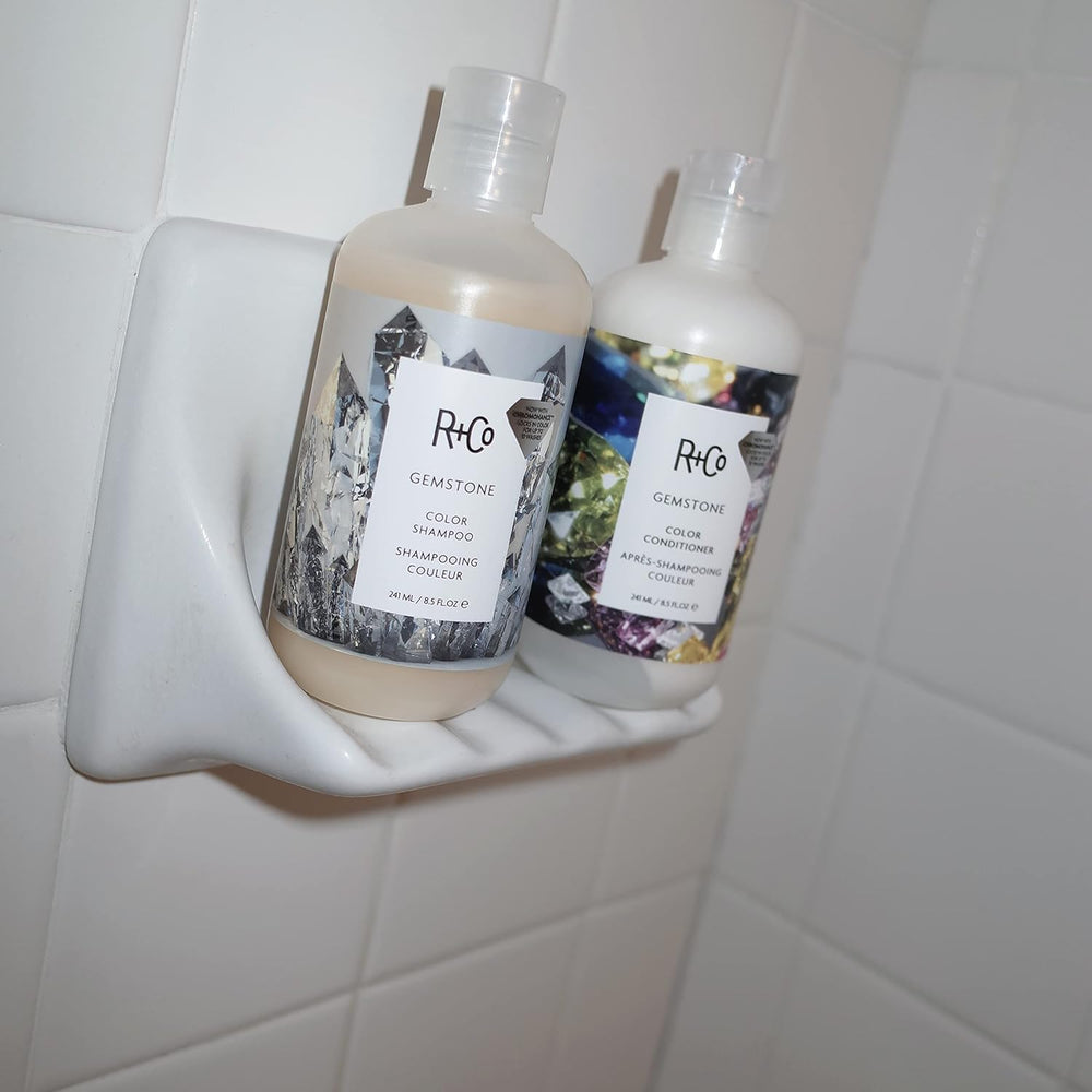 R+Co Gemstone Color Conditioner silky hair after-treatment close-up