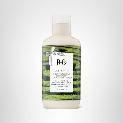R+Co Labyrinth hair after use showing lifted texture and touchable finish.