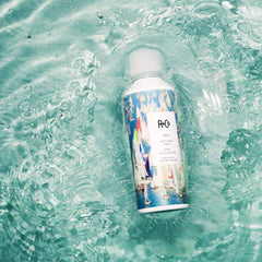 R+Co Sail Soft Wave Spray creates shiny, healthy-looking waves on damp hair