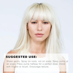 R+Co Skyline dry shampoo powder dries without greasiness, preserving natural movement