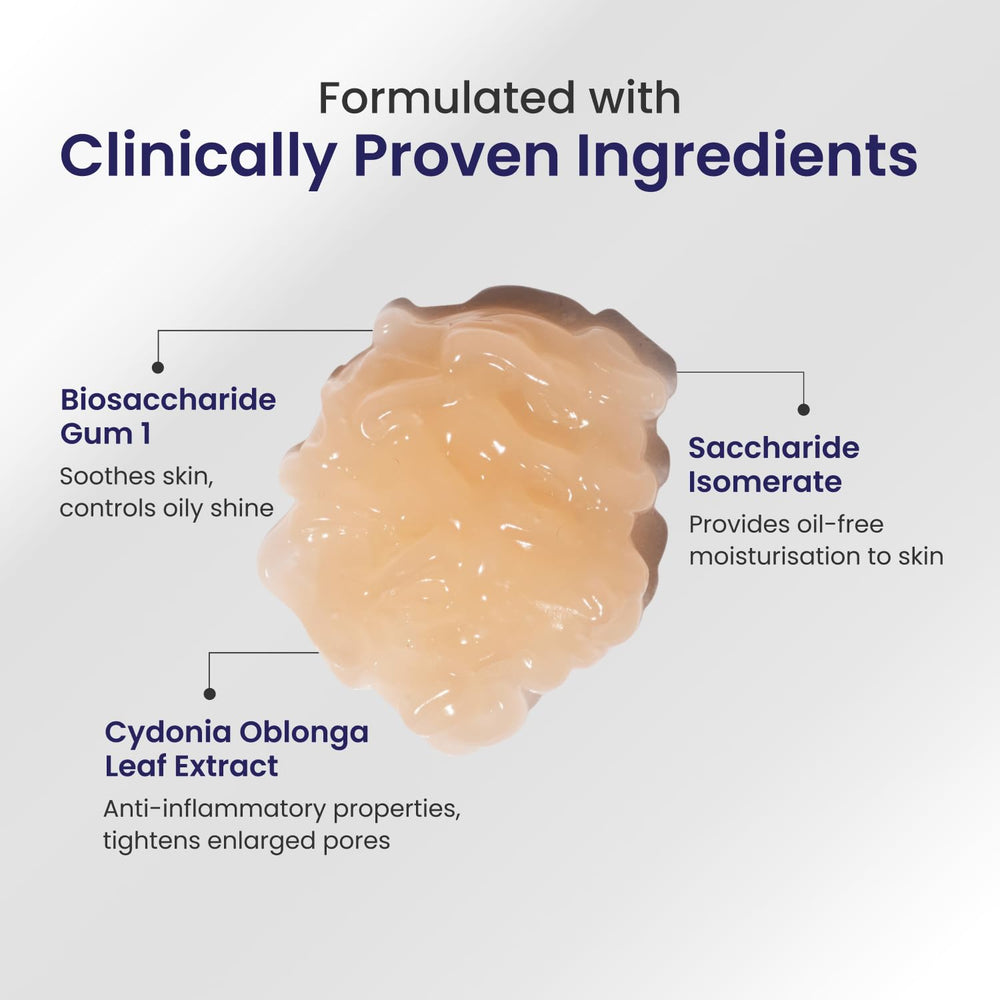 RE' EQUIL Oil Free Mattifying Moisturiser providing shine control