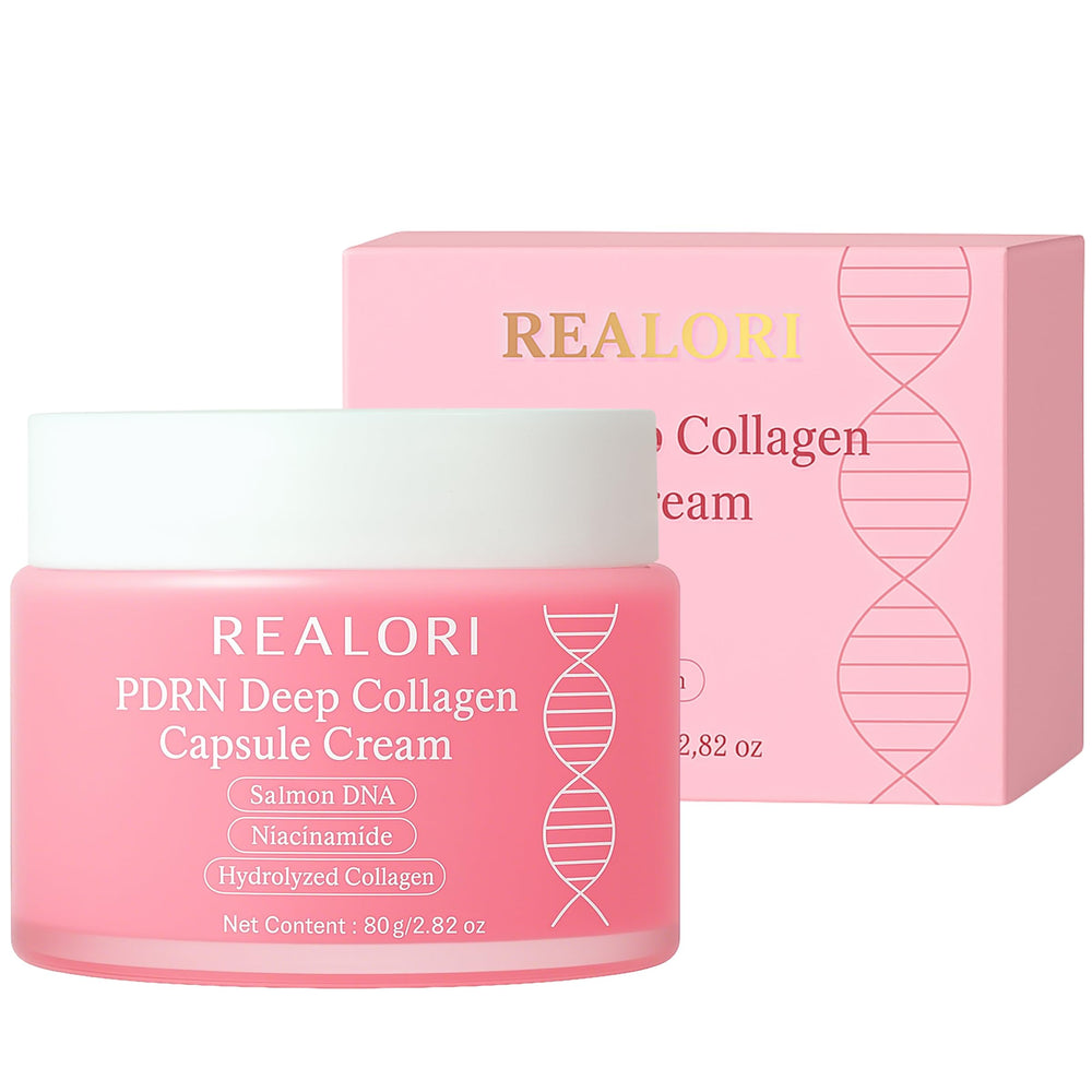 Realori PDRN moisturizer in use demonstrates smooth, hydrated skin for daily comfort.