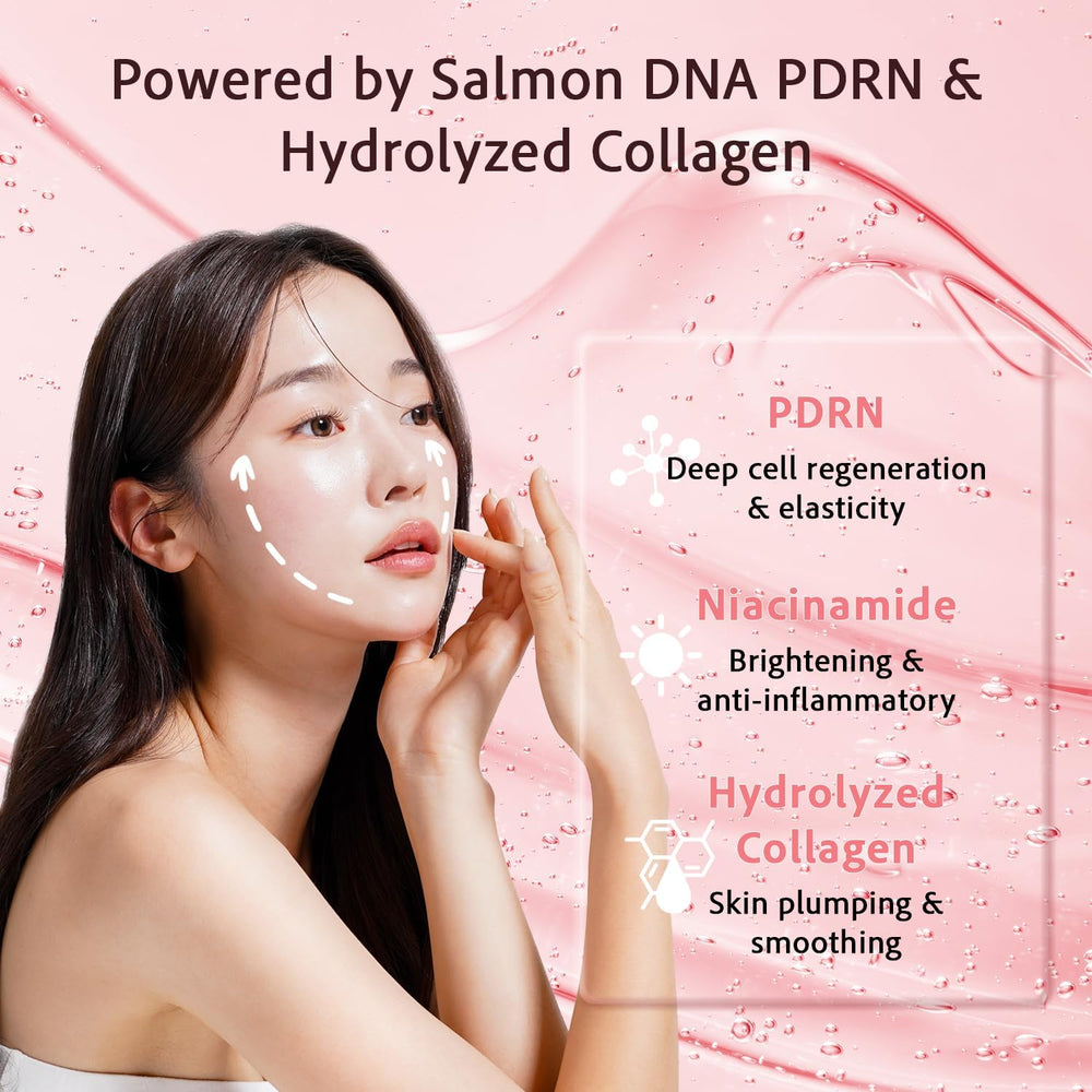 Realori Pink collagen mask 4-pack display for luxurious skincare.