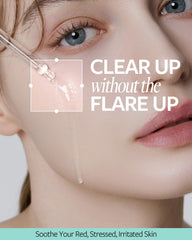 RE:CIPE Azelaic Acid 10% soothing ampoule label closeup highlights calm, even-toned skin