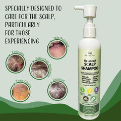 Recuren Plus shampoo lather for gentle cleansing and refreshed scalp